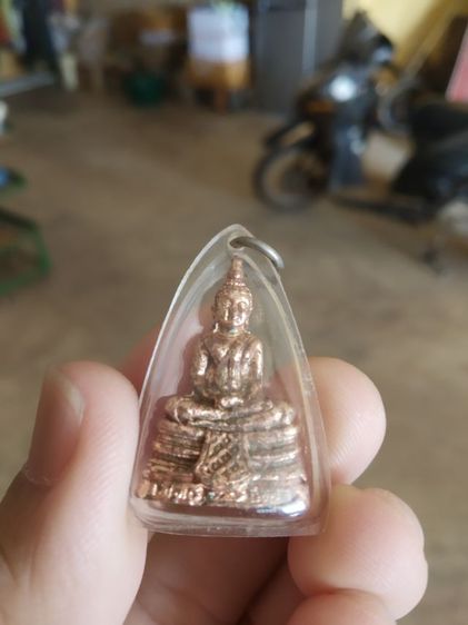 พระเนื้อกะไหล่(พระรูปหล่อพระพิมพ์พระพุทธโสธรเนื้อกะไหล่ออกแดงอ่อนๆ(300306)(ไม่ทราบพระเกจิที่สร้าง))พระบ้านพระเครื่องรางของมงคล รูปที่ 2