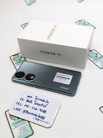 ขาย เทิร์น Honor 90 Green 256GB ศูนย์ไทย อุปกรณ์แท้ครบยกกล่อง ประกันยาว เพียง 7,990 บาท เท่านั้น ครับ  รูปที่ 2