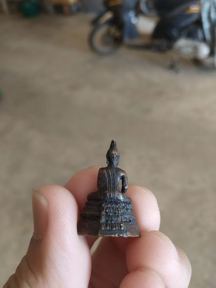 พระเนื้อทองแดงพิมพ์เล็ก(พระรูปหล่อพิมพ์พระพุทธพิมพ์เล็ก(300307)(ไม่ทราบที่มาไม่ทราบพระเกจิที่สร้าง))พระบ้านพระเครื่องรางของมงคล รูปที่ 6