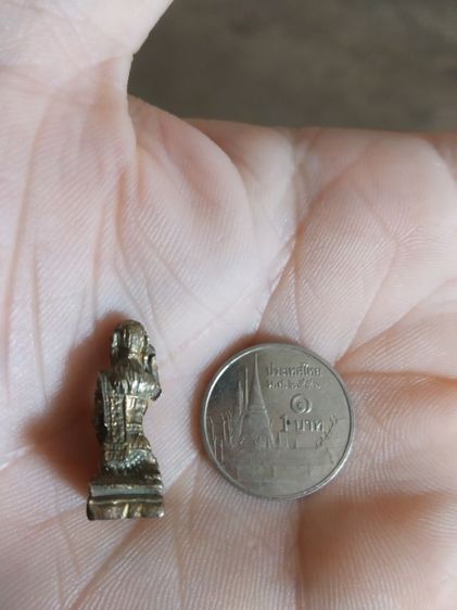 พระเนื้อโลหะพิมพ์เล็ก(พระรูปหล่อพระนางกวักพิมพ์เล็ก(300310)(ไม่ทราบทึ่มาไม่ทราบพระเกจิที่สร้าง))พระบ้านพระเครื่องรางของมงคล รูปที่ 2