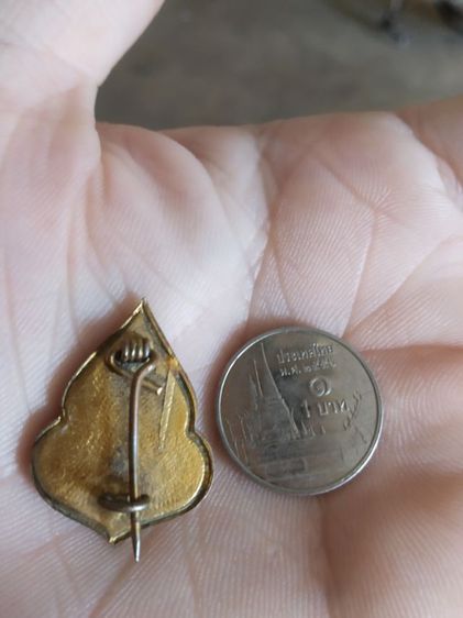 เข็มกลัด(เข็มกลัดราชการที่ห้า(เข็มกลัดชนิดเป็นเนื้อโลหะ)(ไม่รู้ที่มาไม่ทราบที่))เครื่องประดับหรือของมงคล รูปที่ 10