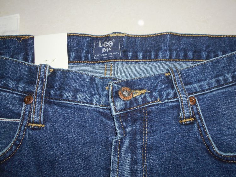 กางเกงยีนส์ ริมแดง Lee 101+Knox 19737007 เอว 34 ขากระบอก สียีนส์ ของแท้ ของใหม่ ยังไม่เคยใช้งาน รูปที่ 5