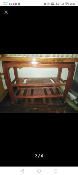 โต๊ะ​ไม้​มะค่า​เก่า​แผ่น​เดียว​ลายไม้​สวย​งาม​ รูปที่ 3