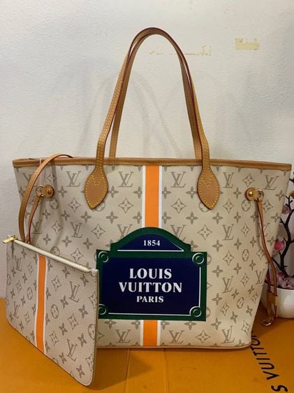 Louis Vuitton ผ้า หญิง ขาว LV Neverfull MM ลิมิเต็ด ปี2021