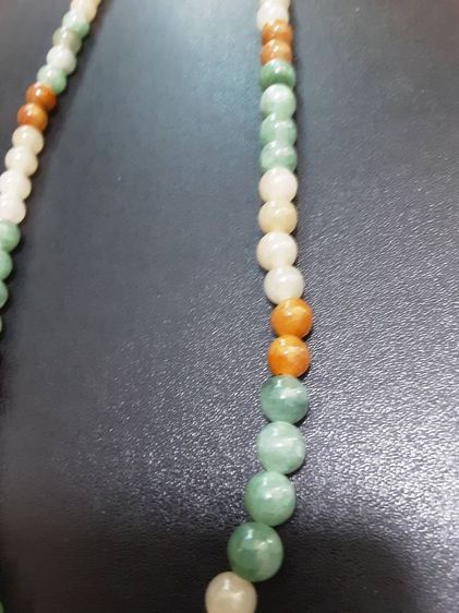 สร้อยหยกสวย25นิ้ว สวมคอห้อยพระได้ ขนาดเม็ด7มิล รูปที่ 14