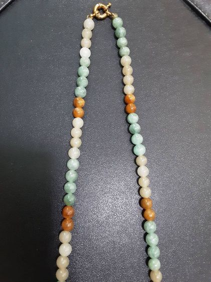 สร้อยหยกสวย25นิ้ว สวมคอห้อยพระได้ ขนาดเม็ด7มิล รูปที่ 16