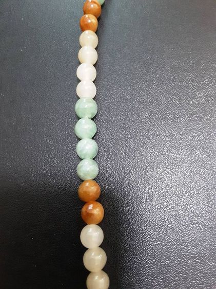 สร้อยหยกสวย25นิ้ว สวมคอห้อยพระได้ ขนาดเม็ด7มิล รูปที่ 9