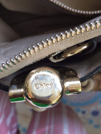 กระเป๋าถือ Chole แท้ สีเมทาลิค รูปที่ 12