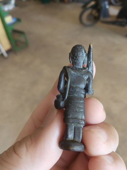 พระเนื้อโลหะสัมฤทธิ์(พระรูปหล่อพระสีวลีเนื้อสัมฤทธิ์(สมัยเชียงแสน)(พระเกจิที่สร้าง))พระบ้านพระเครื่องรางของมงคล รูปที่ 7