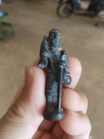 พระเนื้อโลหะสัมฤทธิ์(พระรูปหล่อพระสีวลีเนื้อสัมฤทธิ์(สมัยเชียงแสน)(พระเกจิที่สร้าง))พระบ้านพระเครื่องรางของมงคล รูปที่ 16