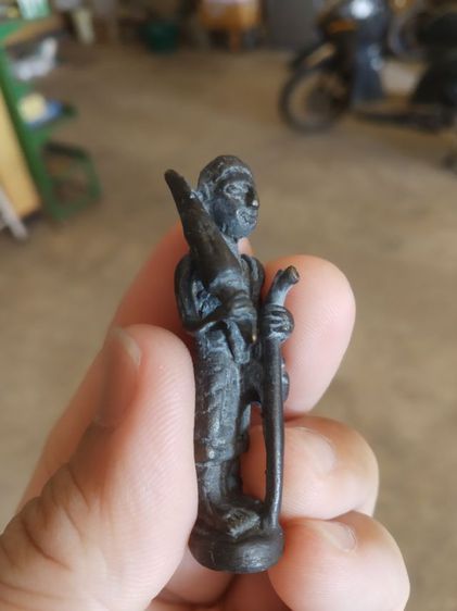 พระเนื้อโลหะสัมฤทธิ์(พระรูปหล่อพระสีวลีเนื้อสัมฤทธิ์(สมัยเชียงแสน)(พระเกจิที่สร้าง))พระบ้านพระเครื่องรางของมงคล รูปที่ 2