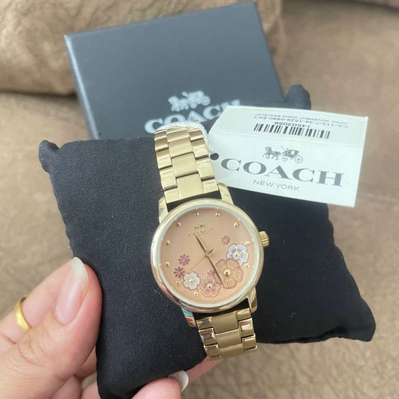 นาฬิกาข้อมือผู้หญิง COACH Grand Flower Dial Ladies Watch รุ่น coach14503056 ของใหม่ ของแท้ รูปที่ 2