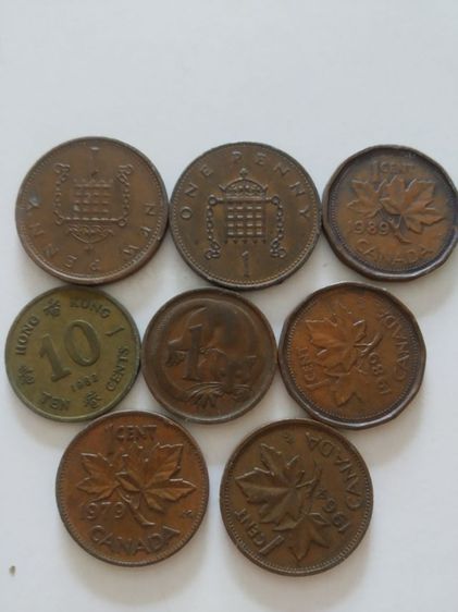 เหรียญเก่าที่ระลึก(เหรียญเก่าเพนนีหรือเหรียญปอนด์เหรียญสหราชอาณาจักรยุโรป(เรียนเก่าขายยกชุด)(ปอนด์)(เพนนี))เก็บสะสมหรือเอาไว้โชว์ รูปที่ 8