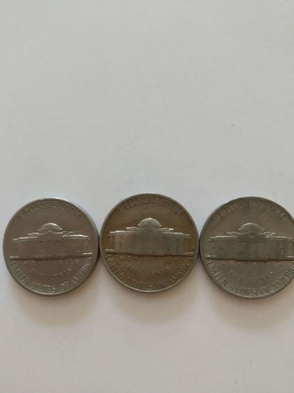 เหรียญเก่าต่างประเทศสหรัฐอเมริกา(เหรียญโทมัสเจฟเฟอร์สันประธานาธิบดีแห่งอเมริกาคนที่สาม(1988)(1960)(1981))เหรียญเก่าที่ระลึกสะสมหรือโชว์ รูปที่ 9