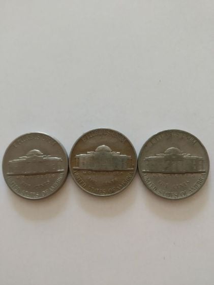 เหรียญเก่าต่างประเทศสหรัฐอเมริกา(เหรียญโทมัสเจฟเฟอร์สันประธานาธิบดีแห่งอเมริกาคนที่สาม(1988)(1960)(1981))เหรียญเก่าที่ระลึกสะสมหรือโชว์ รูปที่ 11