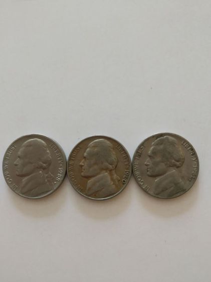 เหรียญเก่าต่างประเทศสหรัฐอเมริกา(เหรียญโทมัสเจฟเฟอร์สันประธานาธิบดีแห่งอเมริกาคนที่สาม(1988)(1960)(1981))เหรียญเก่าที่ระลึกสะสมหรือโชว์ รูปที่ 7