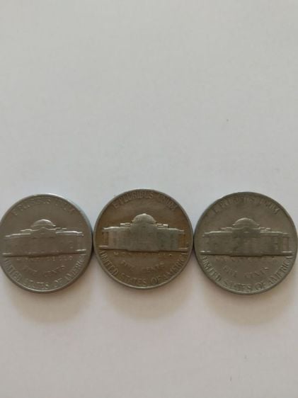 เหรียญเก่าต่างประเทศสหรัฐอเมริกา(เหรียญโทมัสเจฟเฟอร์สันประธานาธิบดีแห่งอเมริกาคนที่สาม(1988)(1960)(1981))เหรียญเก่าที่ระลึกสะสมหรือโชว์ รูปที่ 5