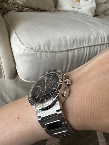 นาฬิกา BVLGARI Bvlgari Chronograph BB42SSCH  ขนาด 42mm สภาพดีอุปกรณ์ครบ มีข้อเพิ่ม+++++  รูปที่ 10