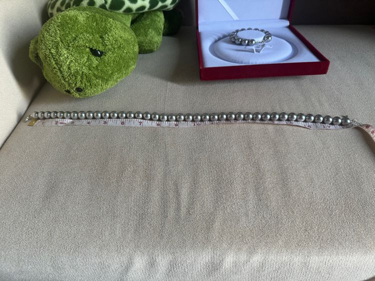 ชุดสร้อยคอ สร้อยข้อมือ มุกเซาท์ซีแท้ รูปที่ 12