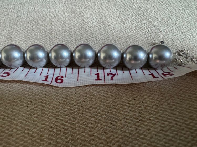 ชุดสร้อยคอ สร้อยข้อมือ มุกเซาท์ซีแท้ รูปที่ 13