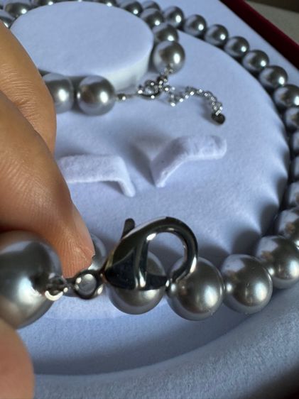 ชุดสร้อยคอ สร้อยข้อมือ มุกเซาท์ซีแท้ รูปที่ 6