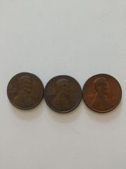 เหรียญต่างประเทศเป็นเหรียญกษาปณ์(เหรียญกษาปณ์สหรัฐอเมริกา(1981-1980-1988)(1cent)เหรียญโลก)เหรียญกษาปณ์เก่าเอาไว้สะสมหรือโชว์-2