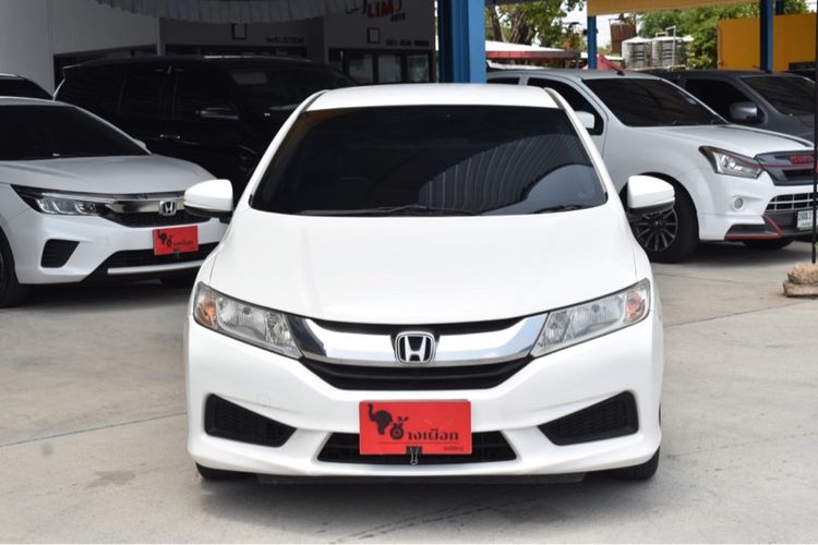 Honda City 2015 1.5 S CNG Sedan เบนซิน ไม่ติดแก๊ส เกียร์อัตโนมัติ ขาว รูปที่ 4