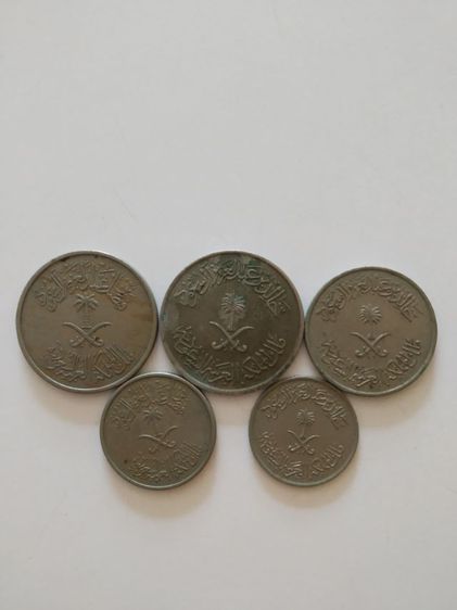 เงินเหรียญประเทศซาอุดิอาระเบีย(เหรียญยอดนิยมในแถบตะวันออกกลาง(ริยาล.ฮาลาลา)(หายาก)(เหรียญเก่ายกชุด6เหรียญ))เหรียญเก่าสะสมหรือเอาไว้โชว์ รูปที่ 6