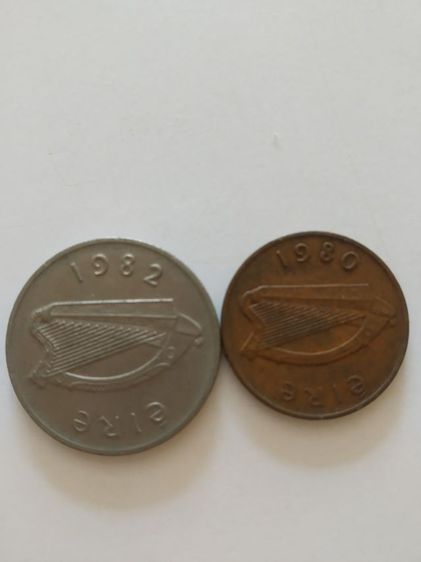 เหรียญเก่าประเทศไอซ์แลนด์(เหรียญเก่าประเทศไอร์แลนด์(ต่างประเทศ)(เพนนีและปอนด์)(หายากในระดับหนึ่ง)(1982-1980))เหรียญเก่าสะสมและเอาไว้โชว์ รูปที่ 4
