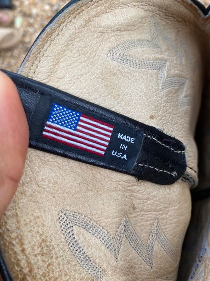 รองเท้าบูทหนัง งู สไตล์คาวบอยตะวันตก Made in Usa รูปที่ 7