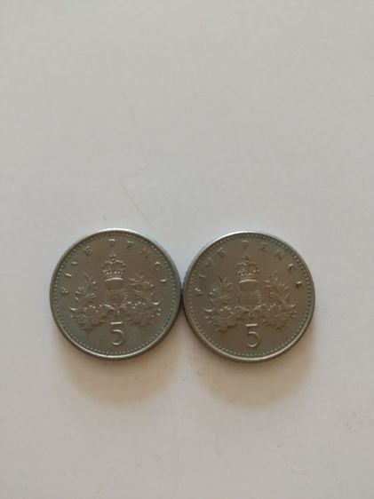 เหรียญกษาปณ์เก่าพิมพ์เล็ก(เหรียญกษาปณ์สหราชอาณาจักรและไอร์แลนด์เหนือ(ปีคริสตศักราช1991))เหรียญต่างประเทศเก่าสะสมหรือเอาไว้โชว์ รูปที่ 3