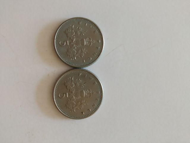 เหรียญกษาปณ์เก่าพิมพ์เล็ก(เหรียญกษาปณ์สหราชอาณาจักรและไอร์แลนด์เหนือ(ปีคริสตศักราช1991))เหรียญต่างประเทศเก่าสะสมหรือเอาไว้โชว์ รูปที่ 7