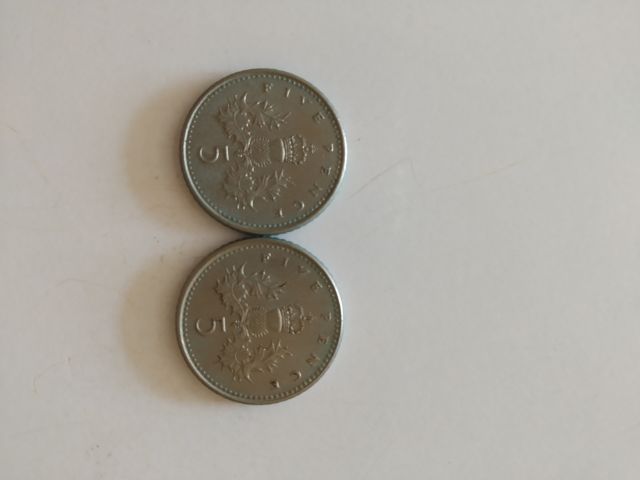 เหรียญกษาปณ์เก่าพิมพ์เล็ก(เหรียญกษาปณ์สหราชอาณาจักรและไอร์แลนด์เหนือ(ปีคริสตศักราช1991))เหรียญต่างประเทศเก่าสะสมหรือเอาไว้โชว์ รูปที่ 15