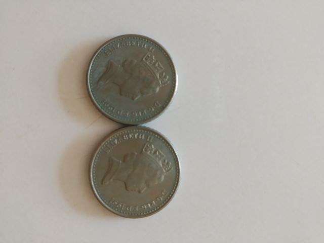 เหรียญกษาปณ์เก่าพิมพ์เล็ก(เหรียญกษาปณ์สหราชอาณาจักรและไอร์แลนด์เหนือ(ปีคริสตศักราช1991))เหรียญต่างประเทศเก่าสะสมหรือเอาไว้โชว์ รูปที่ 10