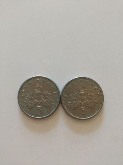 เหรียญกษาปณ์เก่าพิมพ์เล็ก(เหรียญกษาปณ์สหราชอาณาจักรและไอร์แลนด์เหนือ(ปีคริสตศักราช1991))เหรียญต่างประเทศเก่าสะสมหรือเอาไว้โชว์ รูปที่ 2