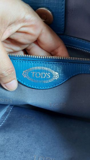 กระเป๋าถือ Tod' แท้ สีนำเงินสวยมาก รูปที่ 15