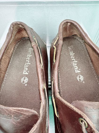 รองเท้าหนังแท้ Timberland Sz.13us47eu31cm(เท้ากว้างอูมใส่ได้) สีน้ำตาล พื้นยางเย็บ สภาพสวยงาม ไม่ขาดซ่อม ใส่เที่ยวลำลองดี รูปที่ 12