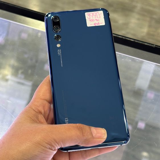 Huawei P20 Pro สีฟ้า เครื่องศูนย์ สภาพสวยมาก จอ6.1นิ้ว แรม6รอม128 กล้องLeica 40ล้าน(3ตัว) เครื่องดีเยี่ยม ครบยกกล่อง🔥🔥 รูปที่ 3
