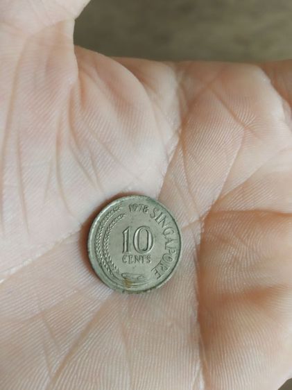 เหรียญกษาปณ์เก่าประเทศสิงคโปร์(เหรียญเก่าประเทศสิงคโปร์ชนิด10เซนต์(เป็นเหรียญขนาดเล็ก)(ปีคริสตศักราช1978))เหรียญเก่าไว้โชว์และนักเก็บสะสม รูปที่ 11