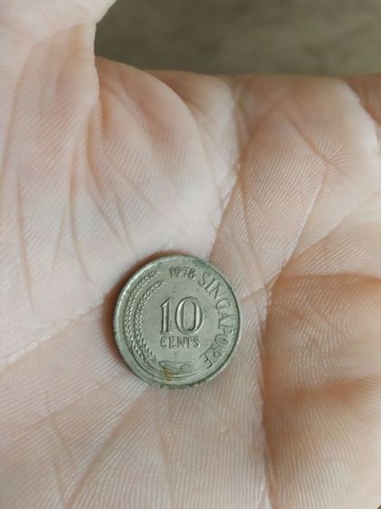 เหรียญกษาปณ์เก่าประเทศสิงคโปร์(เหรียญเก่าประเทศสิงคโปร์ชนิด10เซนต์(เป็นเหรียญขนาดเล็ก)(ปีคริสตศักราช1978))เหรียญเก่าไว้โชว์และนักเก็บสะสม รูปที่ 8