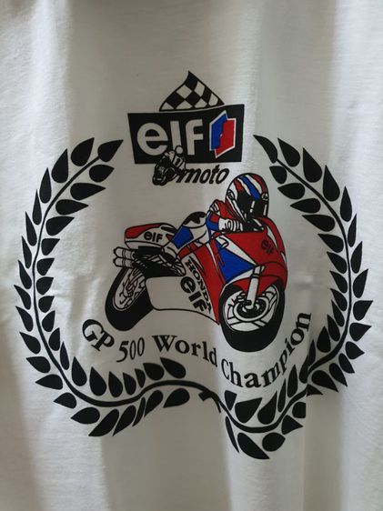 เสื้อทีเชิ๊ต แขนสั้น moto GP 500 elf แท้ ใหม่ รูปที่ 2