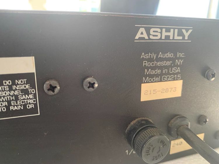 ASHLY GQ215 Graphic Equalizer 15 band  รูปที่ 5