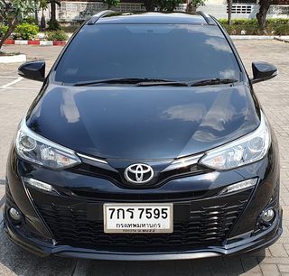 ขาย TOYOTA YARIS 1.2 G ปี 2018 สีดำ รถสวย สภาพดี ใช้น้อย 
