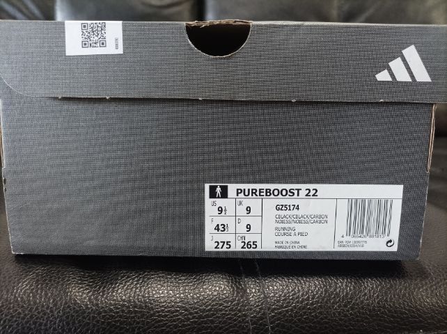 Adidas pureboost 22  size 43  27.5 cm รูปที่ 5
