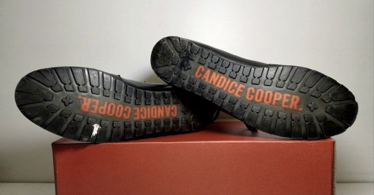 CANDICE COOPER Boots 39EU(25.5cm) Original Made in Italy ของแท้ มือ 2 สภาพเยี่ยม, รองเท้า CANDICE COOPER หนังแท้สีขาวมุกสวยมากไม่มีตำหนิใดๆ รูปที่ 8