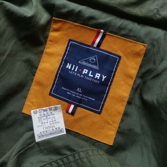 NII Play Hooded Military Jacket รอบอก 45” รูปที่ 9