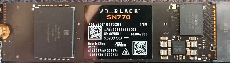 SSD WD BLACK SN770 1 TB รูปที่ 3