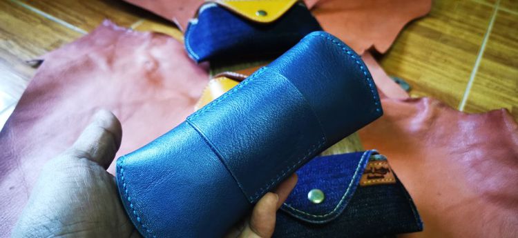 กล่องแว่นคาดเอว​หนังแท้Handmade รูปที่ 7