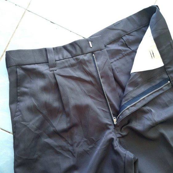 Japanese workwear
single pleated
sumi grey
work pants
w32-33
🔴🔴🔴
 รูปที่ 4