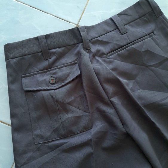 Japanese workwear
single pleated
sumi grey
work pants
w32-33
🔴🔴🔴
 รูปที่ 5